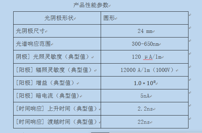 光电倍增管